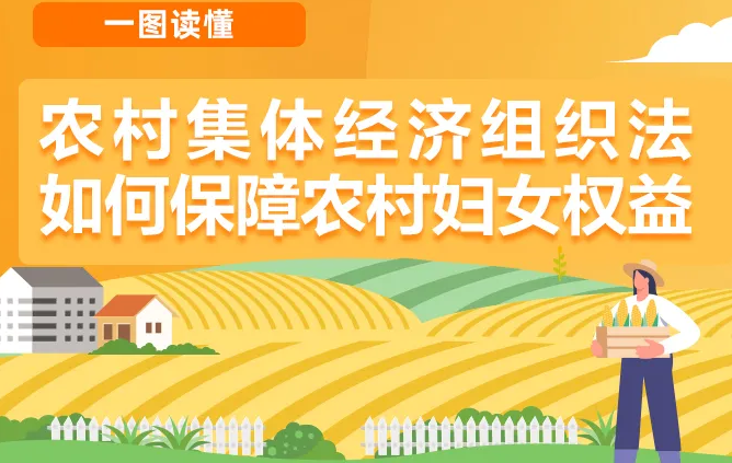 農村集體經濟組織法表決通過！一圖讀懂如何保障農村婦女權益